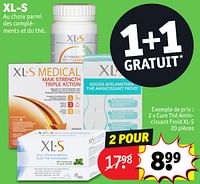 Promotions Cure thé amincissant froid xl-s - XL-S Medical - Valide de 30/04/2024 à 12/05/2024 chez Kruidvat