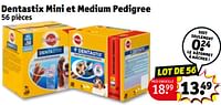 Promotions Dentastix mini et medium pedigree - Pedigree - Valide de 30/04/2024 à 12/05/2024 chez Kruidvat