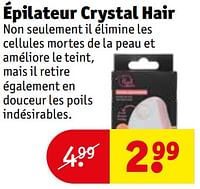 Promotions Épilateur crystal hair - Produit maison - Kruidvat - Valide de 30/04/2024 à 12/05/2024 chez Kruidvat