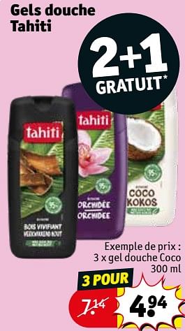 Promoties Gel douche coco - Palmolive Tahiti - Geldig van 30/04/2024 tot 12/05/2024 bij Kruidvat