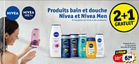 Promotions Gel douche waterlily + oil nivea - Nivea - Valide de 30/04/2024 à 12/05/2024 chez Kruidvat