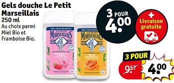 Promoties Gels douche le petit marseillais - Le Petit Marseillais - Geldig van 30/04/2024 tot 12/05/2024 bij Kruidvat