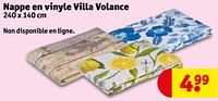 Promotions Nappe en vinyle villa volance - Villa Volance - Valide de 30/04/2024 à 12/05/2024 chez Kruidvat