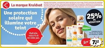 Promoties Sérum pour le visage à la vitamine c spf30 - Huismerk - Kruidvat - Geldig van 30/04/2024 tot 12/05/2024 bij Kruidvat