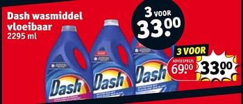 Promoties Dash wasmiddel vloeibaar - Dash - Geldig van 30/04/2024 tot 12/05/2024 bij Kruidvat