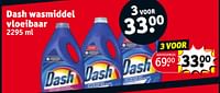 Promoties Dash wasmiddel vloeibaar - Dash - Geldig van 30/04/2024 tot 12/05/2024 bij Kruidvat
