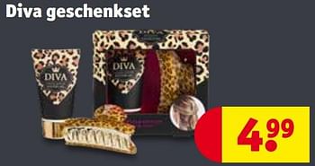 Promotions Diva geschenkset - Diva - Valide de 30/04/2024 à 12/05/2024 chez Kruidvat