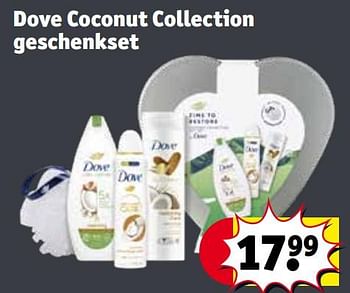 Promotions Dove coconut collection geschenkset - Dove - Valide de 30/04/2024 à 12/05/2024 chez Kruidvat