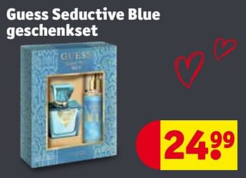 Promotions Guess seductive blue geschenkset - Guess - Valide de 30/04/2024 à 12/05/2024 chez Kruidvat