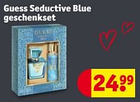 Promoties Guess seductive blue geschenkset - Guess - Geldig van 30/04/2024 tot 12/05/2024 bij Kruidvat