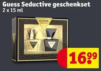 Promotions Guess seductive geschenkset - Guess - Valide de 30/04/2024 à 12/05/2024 chez Kruidvat