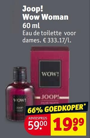 Promoties Joop! wow woman edt - Joop! - Geldig van 30/04/2024 tot 12/05/2024 bij Kruidvat