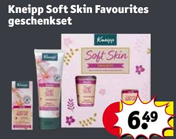 Promotions Kneipp soft skin favourites geschenkset - Kneipp - Valide de 30/04/2024 à 12/05/2024 chez Kruidvat