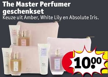 Promoties The master perfumer geschenkset - The Master Perfumer - Geldig van 30/04/2024 tot 12/05/2024 bij Kruidvat