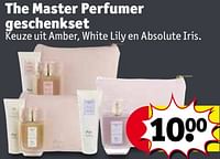 Promoties The master perfumer geschenkset - The Master Perfumer - Geldig van 30/04/2024 tot 12/05/2024 bij Kruidvat