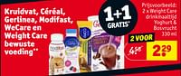 Promoties Weight care drinkmaaltijd yoghurt + bosvrucht - Weight Care - Geldig van 30/04/2024 tot 12/05/2024 bij Kruidvat