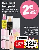 Promoties Zwitsal bodymist pink blossom - Zwitsal - Geldig van 30/04/2024 tot 12/05/2024 bij Kruidvat