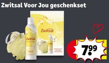 Promotions Zwitsal voor jou geschenkset - Zwitsal - Valide de 30/04/2024 à 12/05/2024 chez Kruidvat