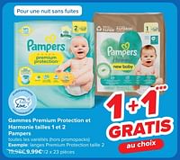 Promotions Langes premium protection taille 2 - Pampers - Valide de 30/04/2024 à 13/05/2024 chez Carrefour