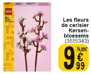 Promoties Les fleurs de cerisier - Lego - Geldig van 30/04/2024 tot 13/05/2024 bij Cora