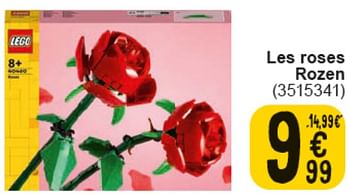Promotions Les roses - Lego - Valide de 30/04/2024 à 13/05/2024 chez Cora