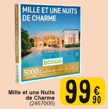 Promoties Mille et une nuits de charme - Bongo - Geldig van 30/04/2024 tot 13/05/2024 bij Cora