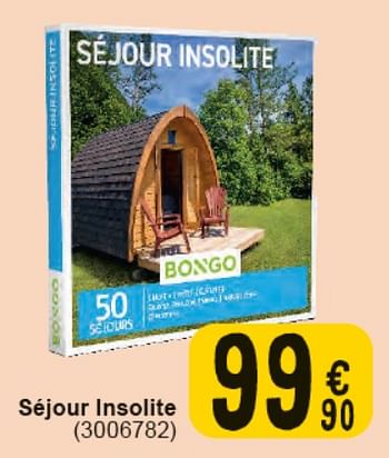 Promoties Séjour insolite - Bongo - Geldig van 30/04/2024 tot 13/05/2024 bij Cora
