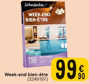 Promotions Week-end bien-être - Wonderbox - Valide de 30/04/2024 à 13/05/2024 chez Cora