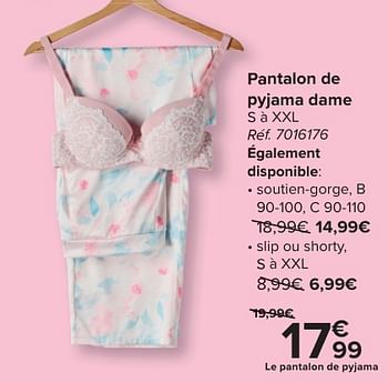 Promoties Pantalon de pyjama dame - Guy de France - Geldig van 30/04/2024 tot 13/05/2024 bij Carrefour