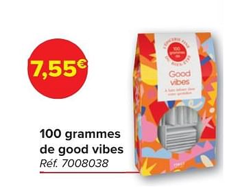 Promoties 100 grammes de good vibes - Huismerk - Carrefour  - Geldig van 30/04/2024 tot 13/05/2024 bij Carrefour