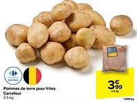 Promotions Pommes de terre pour frites carrefour - Produit maison - Carrefour  - Valide de 30/04/2024 à 13/05/2024 chez Carrefour