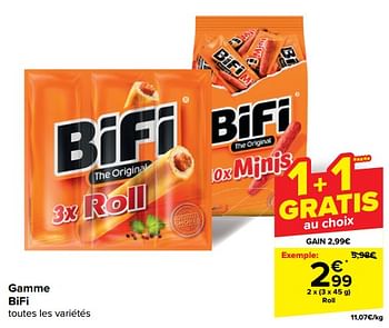 Promoties Bifi roll - Bifi - Geldig van 30/04/2024 tot 13/05/2024 bij Carrefour