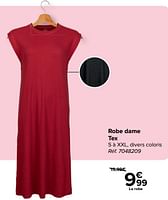 Promotions Robe dame tex - Tex - Valide de 30/04/2024 à 13/05/2024 chez Carrefour