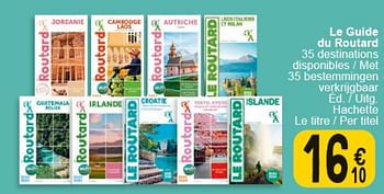 Promotions Le guide du routard 35 destinations - Produit maison - Cora - Valide de 30/04/2024 à 13/05/2024 chez Cora