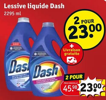 Promoties Lessive liquide dash - Dash - Geldig van 30/04/2024 tot 12/05/2024 bij Kruidvat