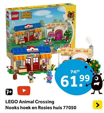 Promotions Lego animal crossing nooks hoek en rosies huis 77050 - Lego - Valide de 01/05/2024 à 19/05/2024 chez Intertoys