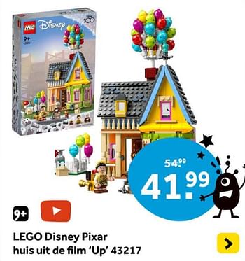 Promoties Lego disney pixar huis uit de film up 43217 - Lego - Geldig van 01/05/2024 tot 19/05/2024 bij Intertoys