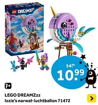 Lego dreamzzz izzie`s narwal luchtballon 71472-Lego
