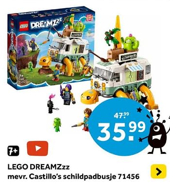 Promotions Lego dreamzzz mevr castillo`s schildpadbusje 71456 - Lego - Valide de 01/05/2024 à 19/05/2024 chez Intertoys