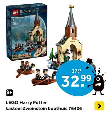 Promoties Lego harry potter kasteel zweinstein boothuis 76426 - Lego - Geldig van 01/05/2024 tot 19/05/2024 bij Intertoys