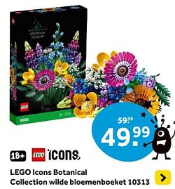 Lego icons botanical collection wilde bloemenboeket 10313