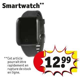 Promoties Smartwatch - Huismerk - Kruidvat - Geldig van 30/04/2024 tot 12/05/2024 bij Kruidvat