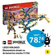 Lego ninjago elementaire draak vs. de keizerins mecha 71796-Lego