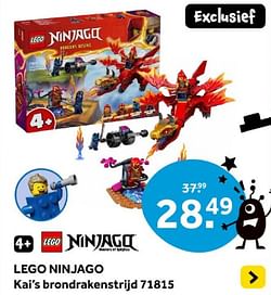 Lego ninjago kai`s brondrakenstrijd 71815