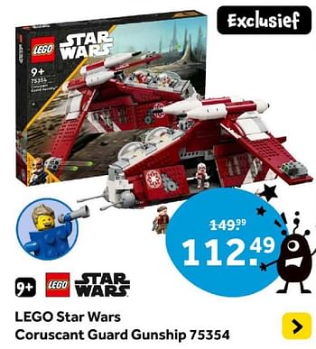 Promoties Lego star wars coruscant guard mia 75354 - Lego - Geldig van 01/05/2024 tot 19/05/2024 bij Intertoys