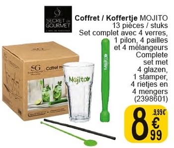Promotions Coffret mojito - Secret de Gourmet - Valide de 30/04/2024 à 13/05/2024 chez Cora