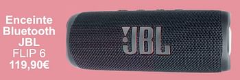 Promoties Enceinte bluetooth jbl flip 6 - JBL - Geldig van 01/05/2024 tot 31/05/2024 bij Cora