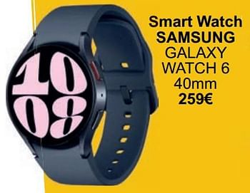 Promoties Smart watch samsung galaxy watch 6 - Samsung - Geldig van 01/05/2024 tot 31/05/2024 bij Cora