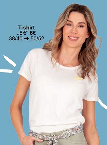 Promoties T shirt - Huismerk - Cora - Geldig van 01/05/2024 tot 31/05/2024 bij Cora