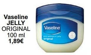 Promoties Vaseline jelly original - Vaseline  - Geldig van 01/05/2024 tot 31/05/2024 bij Cora